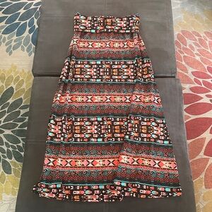 Mossimo Supply Co. Multicolor Maxi Skirt